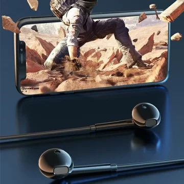 AWEI Stereokopfhörer PC-7 3,5 mm Klinke schwarz/schwarz